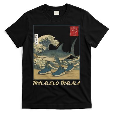 Tralalero Tralala Funny Shark Meme Italian Brainrot Japanese T-Shirt