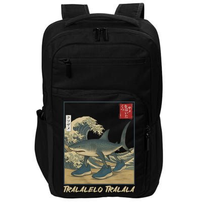 Tralalero Tralala Funny Shark Meme Italian Brainrot Japanese Impact Tech Backpack