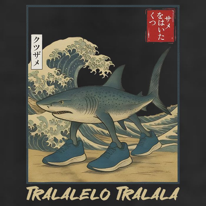 Tralalero Tralala Funny Shark Meme Italian Brainrot Japanese Adult Drive Performance Visor