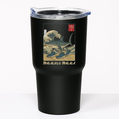 Tralalero Tralala Funny Shark Meme Italian Brainrot Japanese Tumbler
