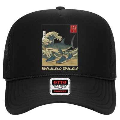 Tralalero Tralala Funny Shark Meme Italian Brainrot Japanese Trucker Hat