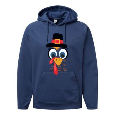 Thanksgiving Turkey Face Matching Family Costume Boy Gift Performance Fleece Hoodie