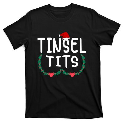 Tinsel Tits Funny Jingle Balls Christmas T-Shirt