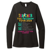 Teacher The Freedom 2024 Schools Out For Summer Womens CVC Long Sleeve Shirt