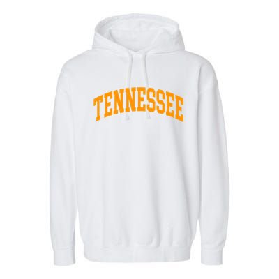 Tennessee TN Football Baseball Sport Fans Garment-Dyed Fleece Hoodie