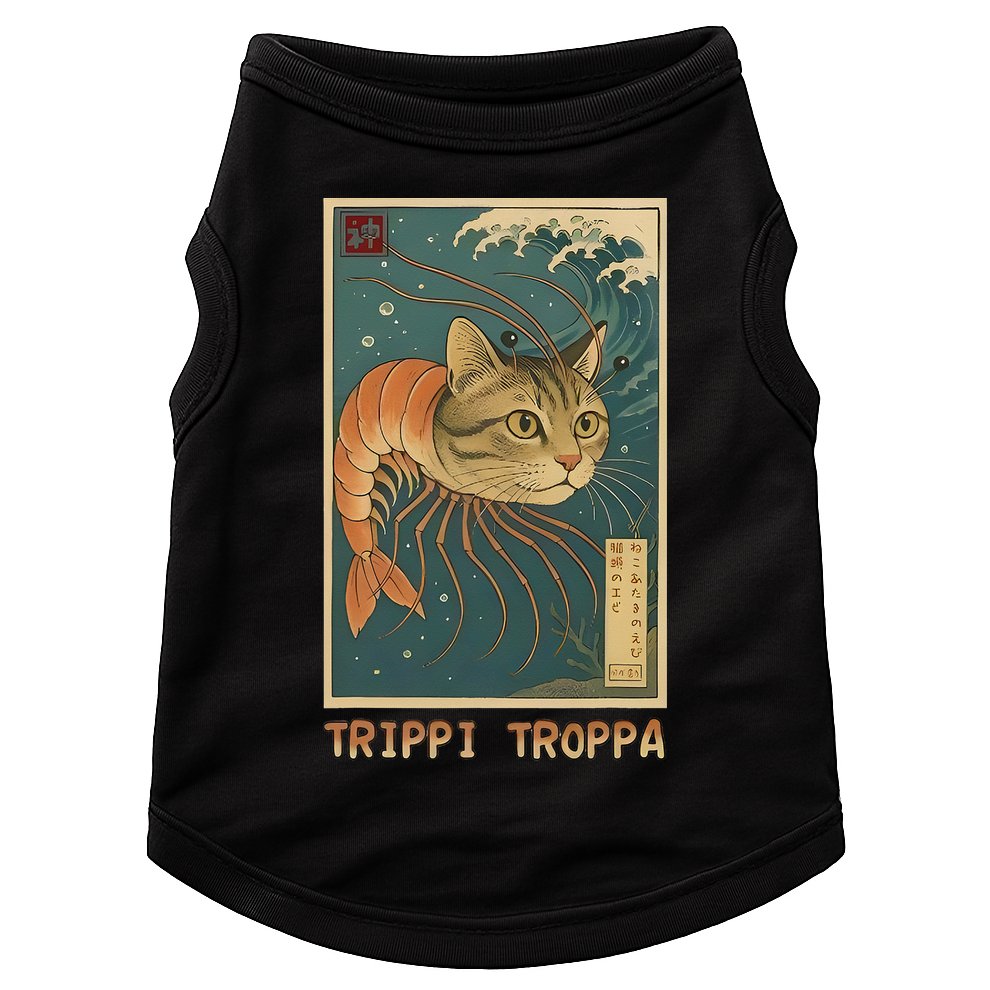 Trippi Troppa Funny Italian Brainrot Meme Japanese Doggie Tank