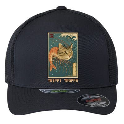 Trippi Troppa Funny Italian Brainrot Meme Japanese Flexfit Unipanel Trucker Cap