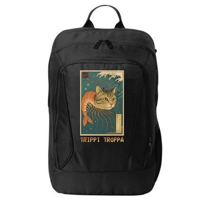 Trippi Troppa Funny Italian Brainrot Meme Japanese City Backpack
