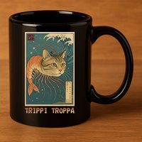 Trippi Troppa Funny Italian Brainrot Meme Japanese 11oz C Handle Ceramic Mug
