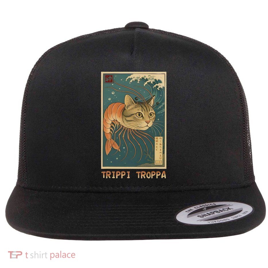 Trippi Troppa Funny Italian Brainrot Meme Japanese Flatbill Hat