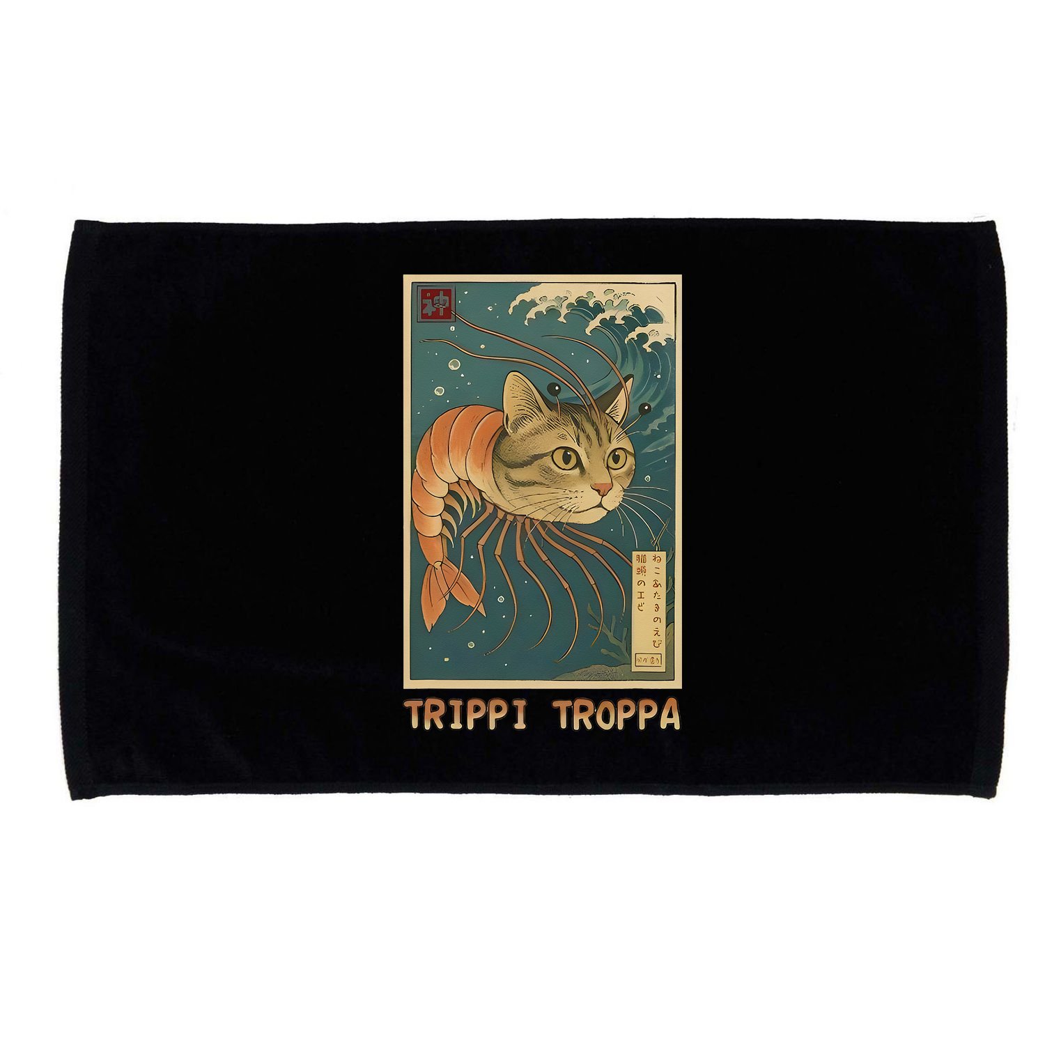 Trippi Troppa Funny Italian Brainrot Meme Japanese Microfiber Hand Towel