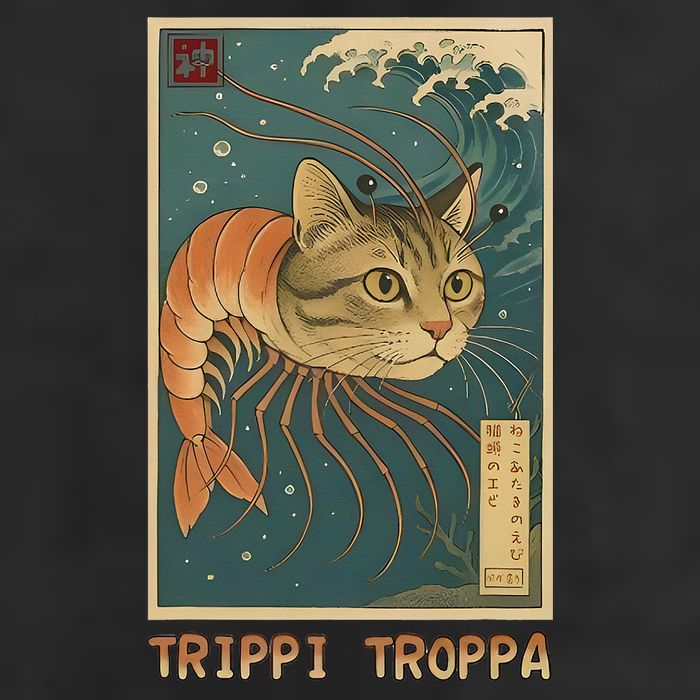 Trippi Troppa Funny Italian Brainrot Meme Japanese Microfiber Hand Towel