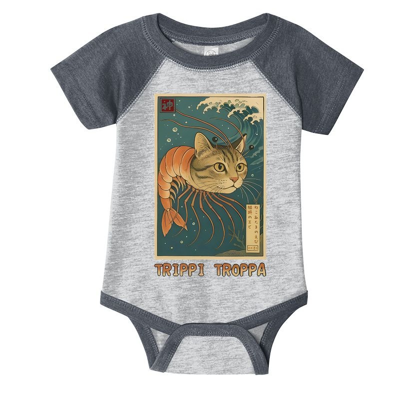 Trippi Troppa Funny Italian Brainrot Meme Japanese Infant Baby Jersey Bodysuit