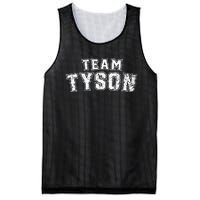 Team Tyson Family Personalized Name Tyson Vintage Mesh Reversible Basketball Jersey Tank