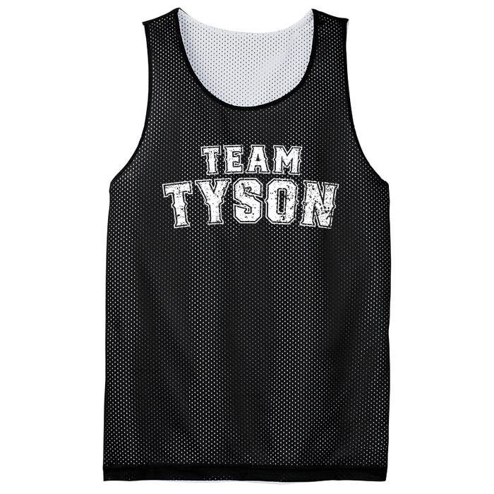 Team Tyson Family Personalized Name Tyson Vintage Mesh Reversible Basketball Jersey Tank