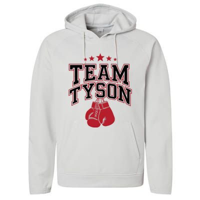 Team Tyson Family Personalized Name Performance Fleece Hoodie