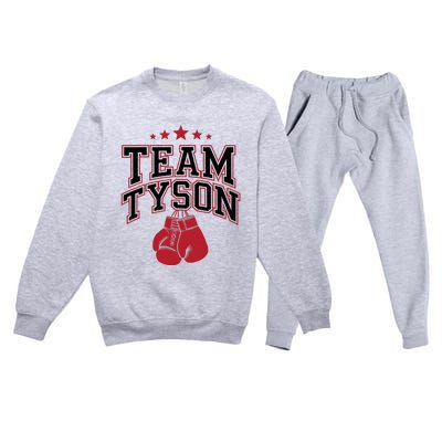 Team Tyson Family Personalized Name Premium Crewneck Sweatsuit Set