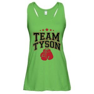 Team Tyson Family Personalized Name Ladies Essential Flowy Tank