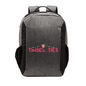 Tinsel Ties Funny Jingle Balls , Merry Christmas Vector Backpack