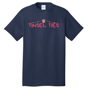 Tinsel Ties Funny Jingle Balls , Merry Christmas Tall T-Shirt