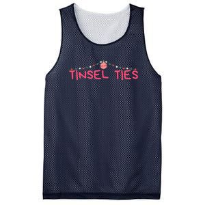 Tinsel Ties Funny Jingle Balls , Merry Christmas Mesh Reversible Basketball Jersey Tank