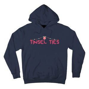 Tinsel Ties Funny Jingle Balls , Merry Christmas Tall Hoodie