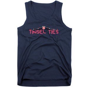 Tinsel Ties Funny Jingle Balls , Merry Christmas Tank Top