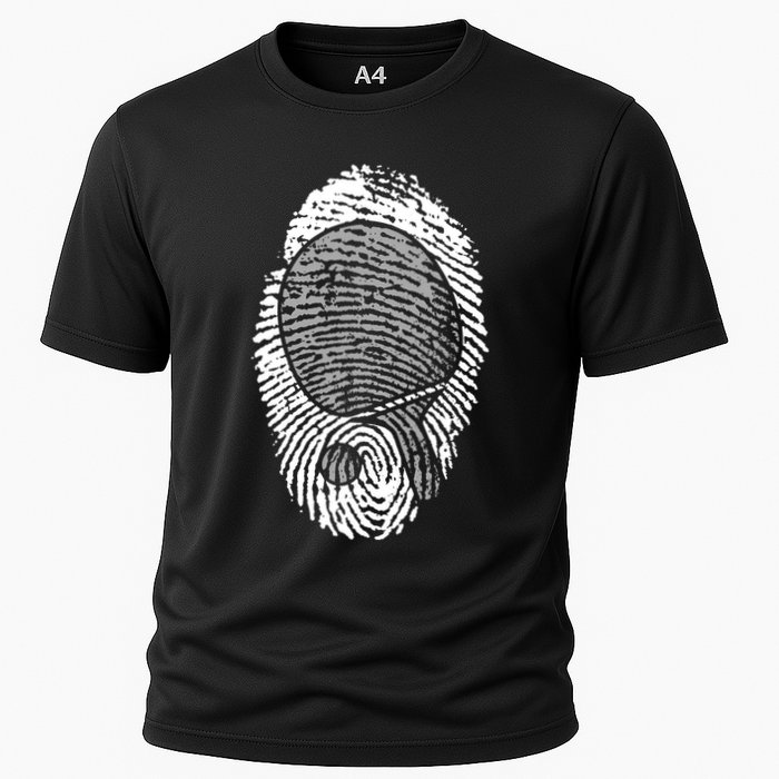 Table Tennis Fingerprint Ping Pong Table Tennis Player Performance Shirt