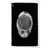 Table Tennis Fingerprint Ping Pong Table Tennis Player Golf Towel