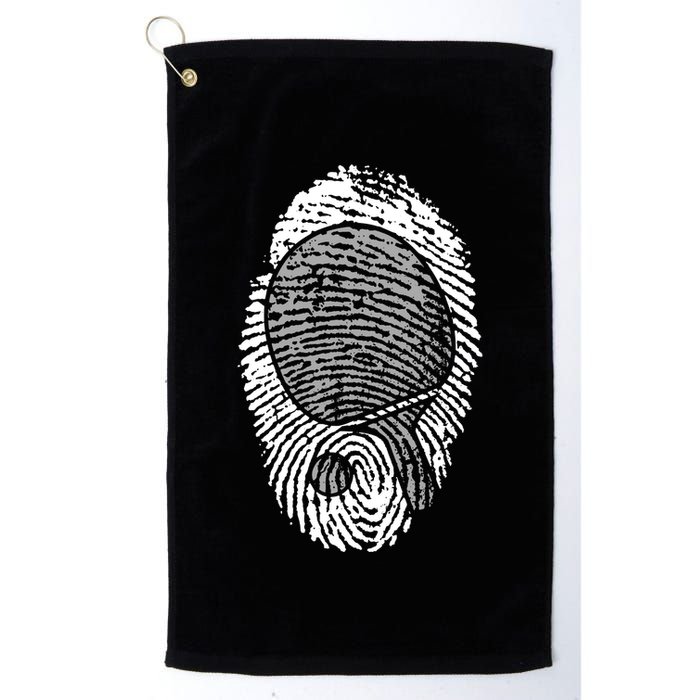 Table Tennis Fingerprint Ping Pong Table Tennis Player Golf Towel