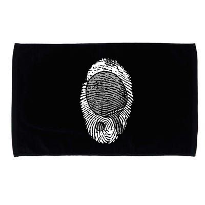 Table Tennis Fingerprint Ping Pong Table Tennis Player Microfiber Hand Towel