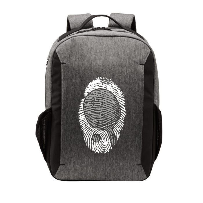 Table Tennis Fingerprint Ping Pong Table Tennis Player Vector Backpack