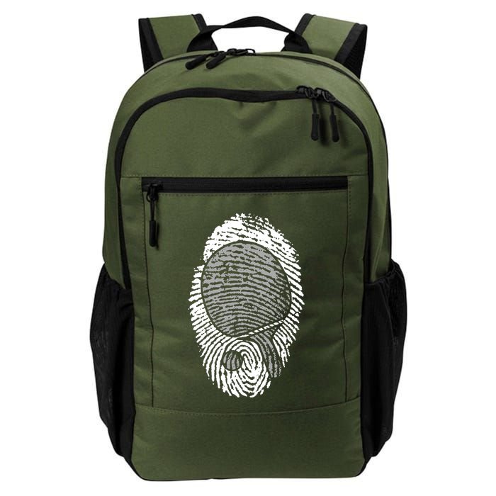 Table Tennis Fingerprint Ping Pong Table Tennis Player Backpack