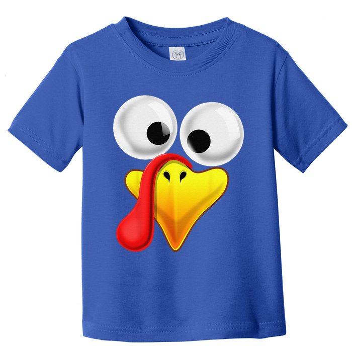 Thanksgiving Turkey Face Matching Family Costume Gift Toddler T-Shirt