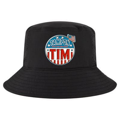 Tampon Tim Funny Patriotic Campaign Design Cool Comfort Performance Bucket Hat