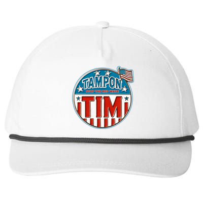 Tampon Tim Funny Patriotic Campaign Design Snapback Five-Panel Rope Hat