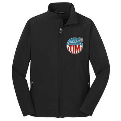 Tampon Tim Funny Patriotic Campaign Design Core Soft Shell Jacket