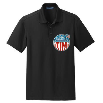 Tampon Tim Funny Patriotic Campaign Design Dry Zone Grid Polo