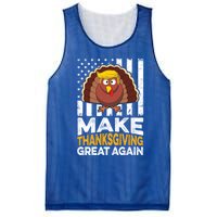 Turkey Trump Funny Gift Funny Make Thanksgiving Great Again Flag Gift Mesh Reversible Basketball Jersey Tank