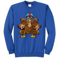 Thanksgiving Turkey Football Player Funny Sweatshirt