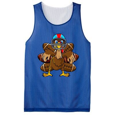 Thanksgiving Turkey Football Player Funny Mesh Reversible Basketball Jersey Tank