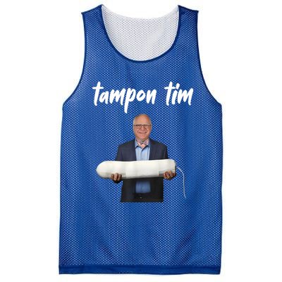 Tampon Tim Funny Tim Walz Joke Mesh Reversible Basketball Jersey Tank