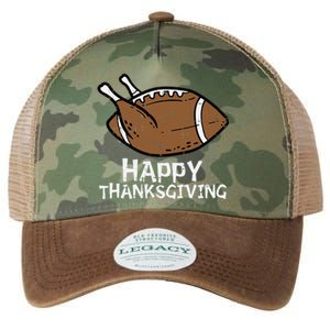 Thanksgiving Turkey Football Sports Celebration Legacy Tie Dye Trucker Hat