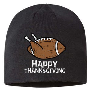 Thanksgiving Turkey Football Sports Celebration Sustainable Beanie