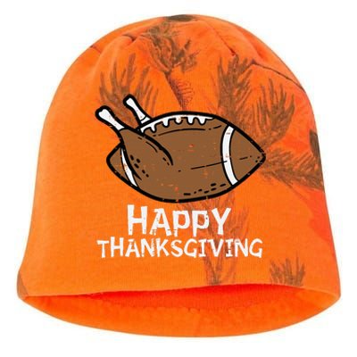 Thanksgiving Turkey Football Sports Celebration Kati - Camo Knit Beanie