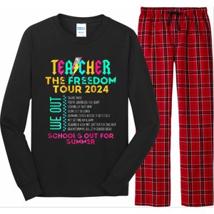 Teacher The Freedom T.O.U.R Summer Long Sleeve Pajama Set