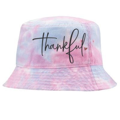 Thankful Thanksgiving For Teachers Tie-Dyed Bucket Hat