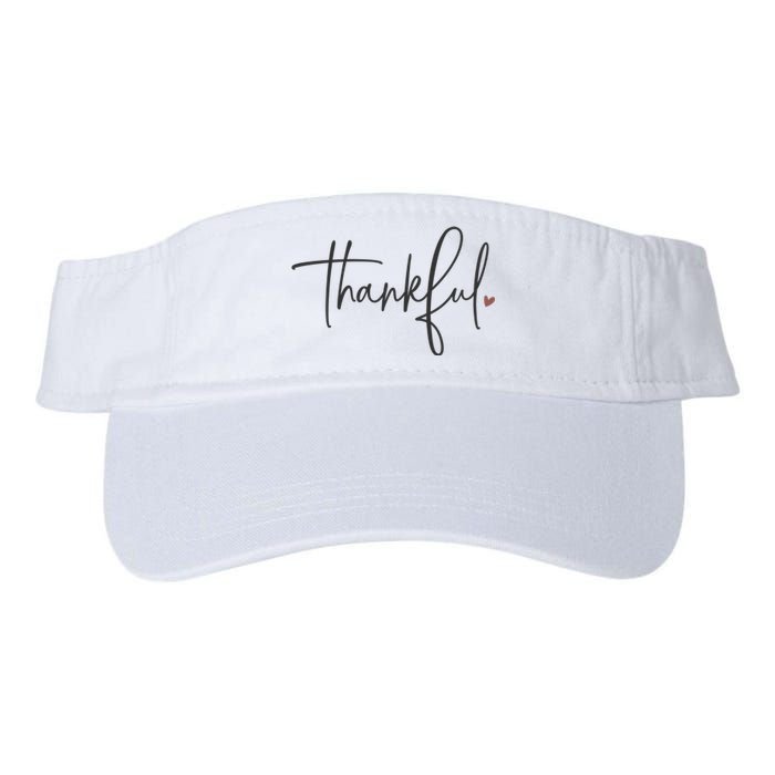 Thankful Thanksgiving For Teachers Valucap Bio-Washed Visor