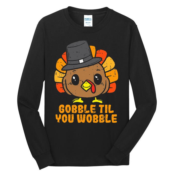 Thanksgiving Turkey Feast Celebration Tall Long Sleeve T-Shirt