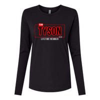 Team Tyson Family Personalized Name Vintage Tyson Womens Cotton Relaxed Long Sleeve T-Shirt